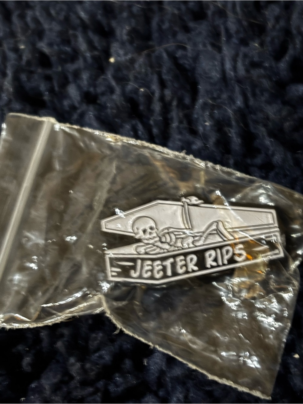 Rare Jeeter Rips Skeleton Pin Brand New